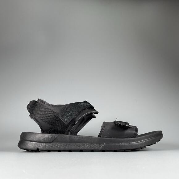 New Balance 250 Adjustable Adrift Men’s Size 9 4E Black Slip On Sandals Casual - Picture 5 of 8